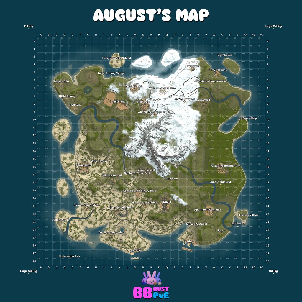 Overhead preview of the current procedural map